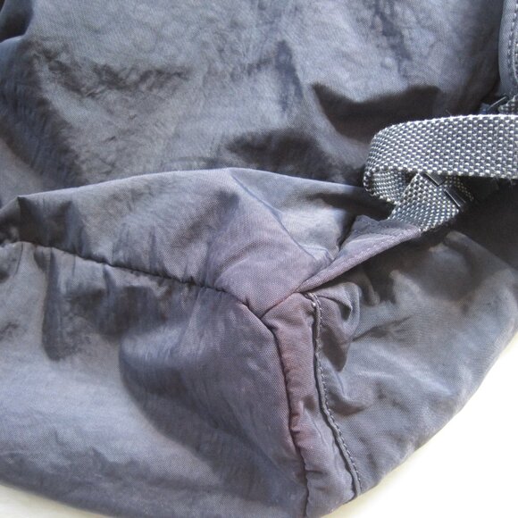 Kipling Cloth Backpack Purple Blue Grey Color Adjustable Straps Zip Up Closure - Picture 8 of 10